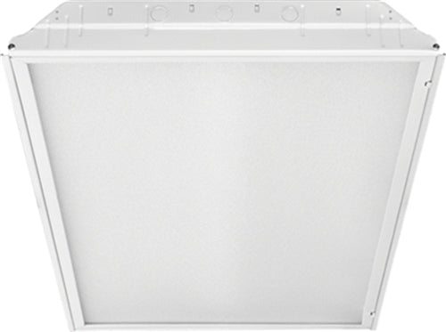 Lithonia 2GTL 2 40L FW A12125 EZ1 LP850 2'x2' LED Recessed Troffer, 4000 Lumens, Flush White Aluminum Door, 0.0125" Frosted Acrylic Lens, 120-277V, eldo Dims to 1%, 5000K