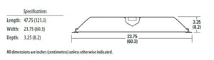 Lithonia 2GTL 4 48L EZ1 E10WLCP LP840 35.79W 2'x4' LED Recessed Troffer, 4800 Lumens, eldoLED Dims to 1% 0-10V Dimming, EM Self-Diagnostic Battery Pack