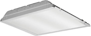 Lithonia 2GTL 2 20L FW A12125 EZ1 LP835 2'x2' LED Recessed Troffer, 2000 Lumens, Flush White Aluminum Door, 0.0125" Frosted Acrylic Lens, 120-277V, eldo Dims to 1%, 3500K
