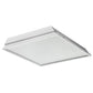 Lithonia 2TL2 40L FW A12 EZ1 LP840 4000 Lumens, Flush Aluminum White Door, #12 Pattern Acrylic Lens, eldoLED Dims to 1%, 4000K Color Temperature