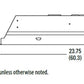Lithonia 2TL2 40L FW A12 EZ1 LP840 4000 Lumens, Flush Aluminum White Door, #12 Pattern Acrylic Lens, eldoLED Dims to 1%, 4000K Color Temperature