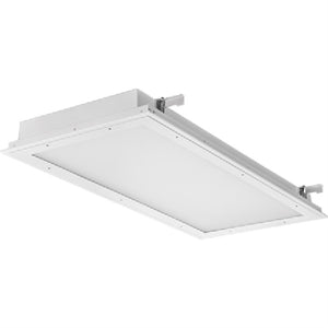 Lithonia 2VRTL F L48 5000LM ICW AP250FL MVOLT GZ1 35K 80CRI WH 2' Wide LED Recessed Troffer, Flange Trim, 48" Length, 5000 Lumens, Inset CRS White Door Frame, Acrylic Frosted Lens with 1/4" Polycarbonate Lens, 120-277V, 0-10V Dimming, 3500K, 80 CRI, White