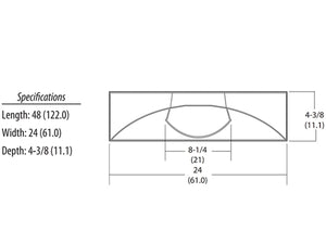 Lithonia 2VTL4 30L ADP EZ1 LP835 2x4 LED Recessed Troffer 3470 Lumens 26 Watt 3500K