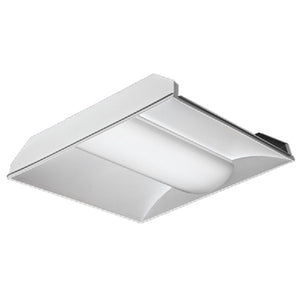 Lithonia 2VTL2 33L ADP GZ1 LP835 2'x2' Volumetric LED Recessed Troffer, 3000 Lumens, Curved Linear Prism Diffuser, 120-277V, Dims to 1%, 80 CRI, 3500K