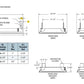 Lithonia 2WRTL G L48 5000LM IAW AFL MD MVOLT EZ1 35K 80CRI IE10WLCP WH 2' Wide LED Wet Location Troffer, Grid Trim, 48" Length, 5000 Lumens, Inset Aluminum, Medium Dist, 120-277V, eldoLED 0-10V, 3500K, 80 CRI, EM Self-Diagnostics Battery Pack, White
