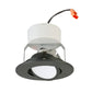 Lithonia 4G1MB LED 30K 90CRI M6 500 Lumens 4 inch LED Recessed Downlight, 8 Watts, 3000K, 90 CRI, Matte Black, 50 Watts Equal, Less Medium Base Socket Adapter