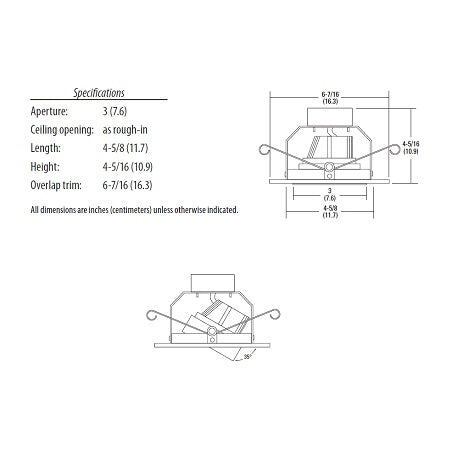 Lithonia 5G1MB LED 27K 90CRI M6 680 Lumens 5 inch LED Recessed Downlight, 10 Watts, 2700K, 90 CRI, Matte Black, 65 Watts Equal, Less Medium Base Socket Adapter