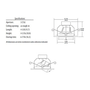 Lithonia 5G1MW LED 40K 90CRI M6 800 Lumens 5 inch LED Recessed Downlight, 10 Watts, 4000K, 90 CRI, Matte White, 65 Watts Equal, Less Medium Base Socket Adapter