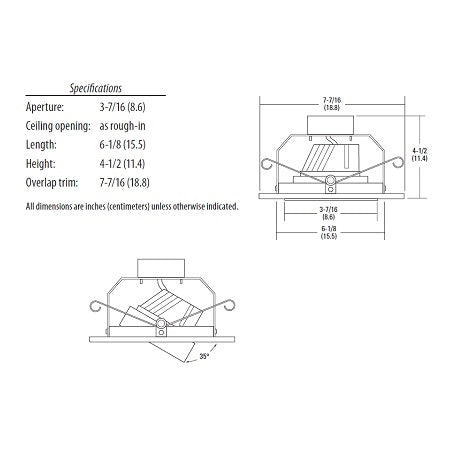 Lithonia 6G1MW LED 30K 90CRI M6 790 Lumens 6 inch LED Recessed Downlight, 10 Watts, 3000K, 90 CRI, Matte White, 65 Watts Equal, Less Medium Base Socket Adapter