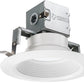 Lithonia 6JBK RD 50K 90CRI MW Round Direct-Wire Canless LED Recessed Downlight, 5000K Color Temperature, 11W, 880 Lumens, 90 CRI, Matte White