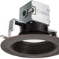 Lithonia 6JBK RD 50K 90CRI ORB Round Direct-Wire Canless LED Recessed Downlight, 5000K Color Temperature, 11W, 880 Lumens, 90 CRI, Oil Rubbed Bronze