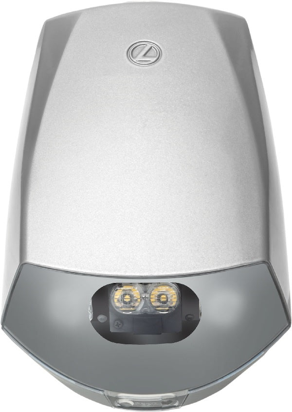 Lithonia AFF OEL DBLBXD UVOLT LTP SDRT WT CW Die-Cast Emergency Light, Normally-OFF with Internal Battery, Black, 120-347VAC 50/60 Hz, Lithium Iron Phosphate Battery, Self-Diagnostic Remote Test, Wide Throw, Cold Weather