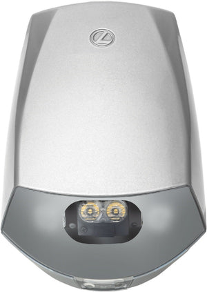 Lithonia AFF OEL DBLBXD UVOLT LTP SDRT WT CW Die-Cast Emergency Light, Normally-OFF with Internal Battery, Black, 120-347VAC 50/60 Hz, Lithium Iron Phosphate Battery, Self-Diagnostic Remote Test, Wide Throw, Cold Weather