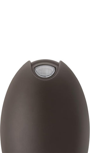 Lithonia AFO DB MVOLT N SD  2.8W AFFINITY Oval Emergency Light, Dark Bronze Textured, 120-277V, Nicad Battery, Self-Diagnostics Testing