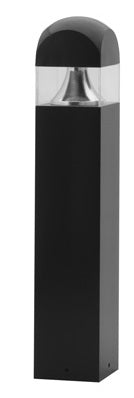 Lithonia ASBX I R5 277 DBLB L/LP Incandescent Lamp Aeris Architectural Bollard Area Light, Smooth Series, Type V Distribution,  277V, Textured Black, Lamp Not Included