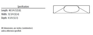 Lithonia BLTX4 30L ADP GZ10 LP840 1'x4' Surface Mount LED Light, 3000 Lumens, Curved Linear Prisms Diffuser, 0-10V Dims to 10%, 82 CRI, 4000K