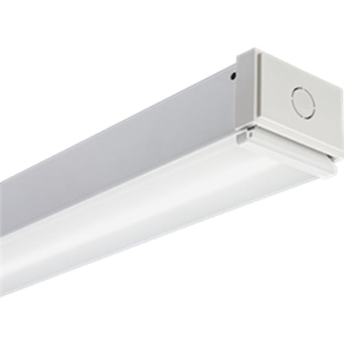 Lithonia CLX L48 5000LM SEF RDL MVOLT GZ10 35K 80CRI WH 48" Linear LED Striplight, 5000 Lumens, Standard Efficiency, Round Diffuse Lens, 120-277V, 0-10V Dimming, 3500K, 80 CRI, White Finish