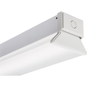 Lithonia CLX L48 9000LM SEF WDL MVOLT GZ10 30K 80CRI WH48" Linear LED Striplight, 9000 Lumens, Standard Efficiency, Less Louver, Wide Diffuse Lens, 120-277V, Dims to 10%, 3000K, 80 CRI, White