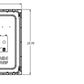 Lithonia CPANL 2X2 24/33/44LM 50K M4 2'x2' LED Flat Panel 2400/3300/4400 Lumens, 5000K Color Temperature, 120-277V