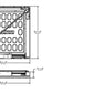 Lithonia CPX 2X2 3200LM 80CRI 35K SWL MIN10 ZT MVOLT 2'x2' LED Flat Panel, 3200 Lumens, 80 CRI, 3500K, Satin White Diffuser, Dims to 10%, Generic 0-10V Dimming, 120-277V