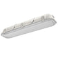 Lithonia DMW2 L24 3000LM AFL WD MVOLT GZ10 35K 80CRI WLFEND 27W 2' LED Vapor Tight LED Light, 3000 Lumens, Frosted Acrylic Diffuser, Wide Distribution, 120-277V, 0-10V Dimming, 3500K, 80 CRI, Wet Location One Fitting Out end