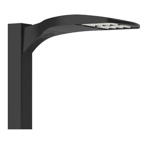Lithonia DSX0 LED P5 40K 70CRI TFTM MVOLT HS SPA DBLXD 89W LED Area Light, 4000K, 70 CRI, Forward Throw Medium Distribution, 120-277V, Square Pole Mounting, Houseside Shield, Black