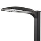 Lithonia DSX1 LED P1 40K T4M MVOLT SPA DBLXD LED Area Light, P1 Forward Optics, 4000K, Type IV Medium Distribution, 120-277V, Square Pole Mounting, Black