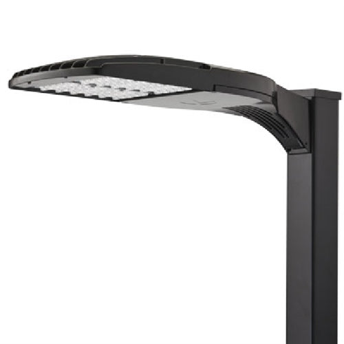 Lithonia DSX1 LED P1 40K T4M MVOLT SPA DBLXD LED Area Light, P1 Forward Optics, 4000K, Type IV Medium Distribution, 120-277V, Square Pole Mounting, Black