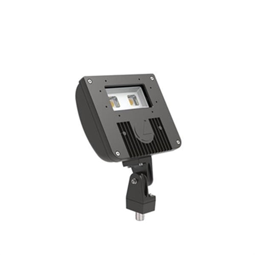 Lithonia DSXF1 LED P1 30K WFL MVOLT THK DDBXD 21W D-Series Size 1 LED Floodlight, P1 Performance Package, 3000K, Wide Flood, 120-277V, Dark Bronze Finish