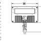 Lithonia DSXF2 LED P1 50K HMF 120 THK DBLXD 54W D-Series Size 2 LED Floodlight, P1 Performance Package, 5000K Color Temperature, Horizontal Flood Distribution, 120V, Knuckle With 1/2" NPS Threaded Pipe, Black Finish
