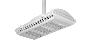 Lithonia DSXPG LED 30C 700 30K T5M MVOLT SRM DDBXD Outdoor LED Canopy, 30 LEDs, 700mA, 3000K, Type V Medium Distribution, 120-277V, Surface Mount, Dark Bronze