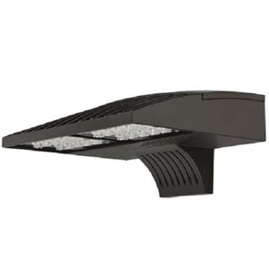 Lithonia DSXW1 LED 20C 530 30K TFTM 120 DNATXD 36W LED Wall Luminaire, 20 LEDs, 530mA, 3000K Color Temperature, Forward Throw Medium Distribution, 120V, Textured Natural Aluminum Finish