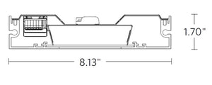 Lithonia EGRM4L LLP 4FT MSL4 90CRI 35K I700LMF 300LMF DARK ZT 120 SCT F2/24A C041 Lightedge Rectangular Indirect/Direct LED, Linear Longest Possible, 4 Feet Run Length, 4' Section, 90 CRI, 3500K, Indirect 700 Lumens, Direct 300 Lumens