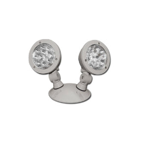 Lithonia ELA T QWP L0309 Quantum LED Remote Lamp Head Twin Head, Weather Proof Full Adjustable White