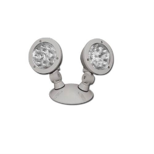 Lithonia ELA T Q L0309 SD Quantum LED Remote Lamp Head Twin Head Full Adjustable White