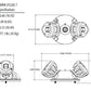 Lithonia ELMRW LP220L DNAXD T Universal DC Voltage, 110 Lumens, Linear Pattern, 5VDC-20VDC Input, Twin Lamps, Natural Aluminum