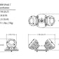 Lithonia ELMRW SP640L DNAXD T Universal DC Voltage, 320 Lumens, Linear Pattern, 5VDC-20VDC Input, Twin Lamps, Natural Aluminum