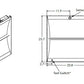Lithonia ENVX 2X2 HRG 4000LM 80CRI 35K MIN1 ZT MVOLT 2'x2' Ambient ELD Troffer, Hourglass Style, 4800 Lumens, 80 CRI, 3500K, Dim to 1%, 0-10V, 120-277V