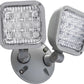 Lithonia ERE GY T SD WP SQ LED Emergency Remote Lamp, Gray Housing Color, Twin Lampheads, Self-Diagnostics, Weather Proof, Square Lamp Head