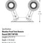 Lithonia ERE GY T WP RD LED Emergency Remote Lamp, Gray Housing Color, Twin Lampheads, Weather Proof, Round Lamp Head