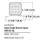Lithonia ERE W SGL SQ LED Emergency Remote Lamp, Ivory White Housing, Single Lamphead, Square Lamp Head