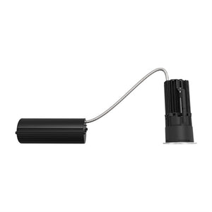 Lithonia EVO2 35/20 WD MVOLT UGZ BR FL 2" Round Open Housing,  3500K, 2000 Lumens, Wide Distribution, 120-277V, Universal Dimming to 1%, Black Reflector, Flangless