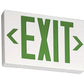 Lithonia EXG LED M6 LED Exit Sign White Thermoplastic Single Face Green Letters