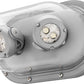 Lithonia EXTLRE SP1100L T 5.3W  Indura  NEMA 4X Remote Extreme Emergency Light, 550 Lumens, Spot Distribution, 7VDC-30VDC Input, Gray Housing, Universal DC Voltage, Twin Lamps