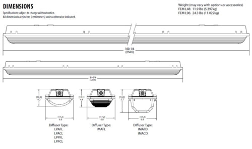 Lithonia FEM L48 4L MVOLT 48