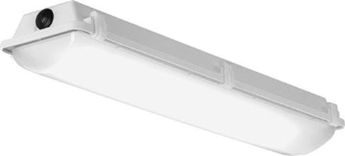 Lithonia FEM L48 3000LM IMAFL WD MVOLT GZ10 30K 90CRI LED Low-Profile Enclosed and Gasketed Industrial Light, 3000 Lumens, Acrylic Linear Ribbed Frosted Lens, Wide Distribution, 120-277V, 0-10V Dimming, 3000K, 90CRI