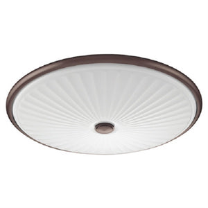 Lithonia FMDCGL 16 20830 BZ M4 23 Watts 1300 Lumens LED Indoor Ceiling 17 inches Round Flush Mount Brushed Nickel 3000K