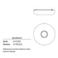 Lithonia FMKMRL 14 20830 KR M4 23 Watts 1588 Lumens LED Indoor Ceiling 14 inches Round Flush Mount Chrome Finish 3000K