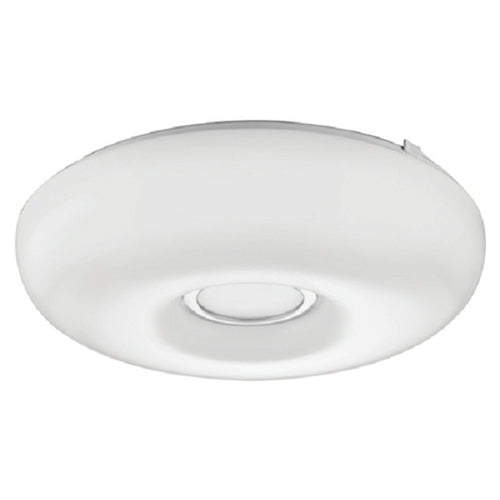 Lithonia FMKMRL 14 20840 KR M4 23 Watts 1680 Lumens LED Indoor Ceiling 14 inches Round Flush Mount Chrome Finish 4000K