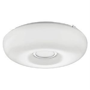 Lithonia FMKMRL 14 20840 KR M4 23 Watts 1680 Lumens LED Indoor Ceiling 14 inches Round Flush Mount Chrome Finish 4000K